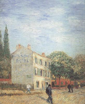 The Rispal Restaurant at Asnieres (nn040, Vincent Van Gogh